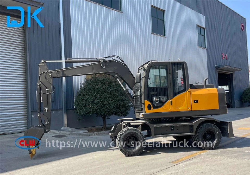 CL9075 Tire Excavator Manual Side View