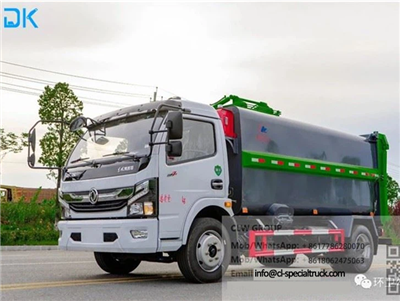 משאית דוחס אשפה המותקנת בצד 10 מ"ק