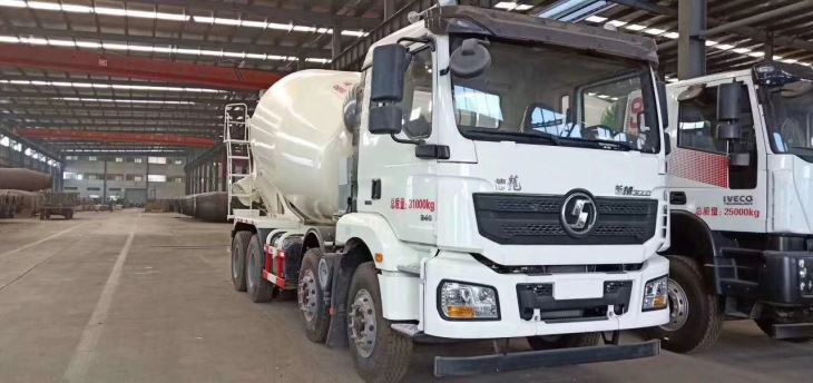 24.1 cubic yard concrete mixer truck